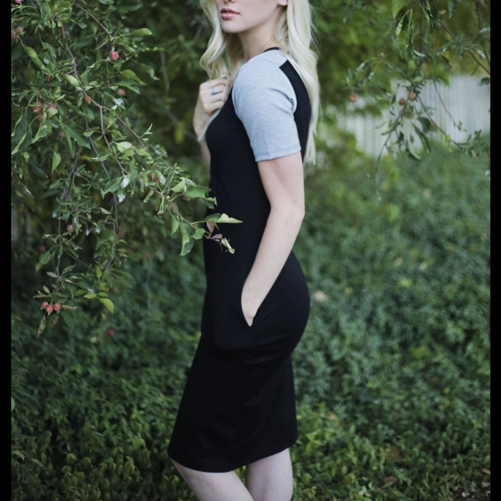 Piper and Scoot Tahoe dress in black, XL
